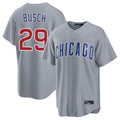 Chicago Cubs #29 Michael Busch Player Gray Home Game Stitched Baseball Jersey