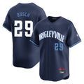 Chicago Cubs #29 Michael Busch Player Navy City Connect Limited Home Stitched Baseball Jersey