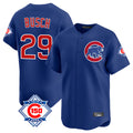 Chicago Cubs #29 Michael Busch Player Royal 150th Anniversary Limited Home Stitched Baseball Jersey