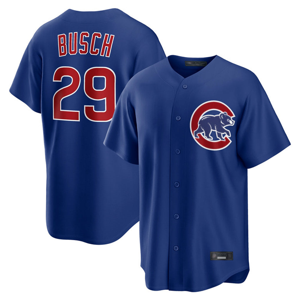 Chicago Cubs #29 Michael Busch Player Royal Home Game Stitched Baseball Jersey