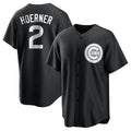 Chicago Cubs #2 Nico Hoerner Player Black Game Stitched Baseball Jersey