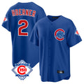 Chicago Cubs #2 Nico Hoerner Player Navy City Connect Limited Home Stitched Baseball Jersey