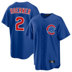 Chicago Cubs #2 Nico Hoerner Player Royal Home Game Stitched Baseball Jersey