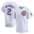 Chicago Cubs #2 Nico Hoerner White Home Limited Player Jersey