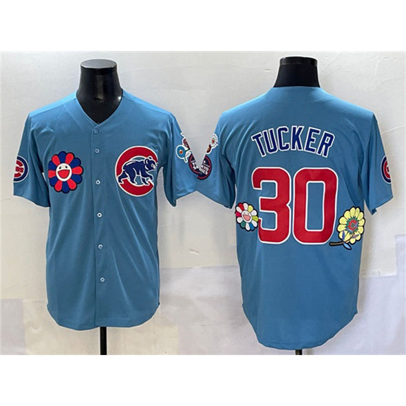 Chicago Cubs #30 Kyle Tucker Blue 2025 Tokyo Series 2nd Alternate Limited Stitched Baseball Jersey