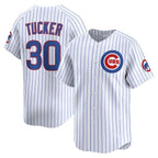 Chicago Cubs #30 Kyle Tucker White Home Limited Player Baseball Jersey