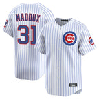 Chicago Cubs #31 Greg Maddux Player White Limited Home Game Stitched Baseball Jersey