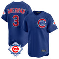 Chicago Cubs #3 Alex Bregman Player Royal 150th Anniversary Limited Home Stitched Baseball Jersey