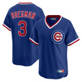 Chicago Cubs #3 Alex Bregman Player Royal T-shirt Cooperstown Collection Limited Stitched Baseball Jersey