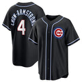 Chicago Cubs #4 Pete Crow-Armstrong 2026 Black Out Stitched Baseball Jersey