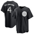 Chicago Cubs #4 Pete Crow-Armstrong Player Black Game Stitched Baseball Jersey