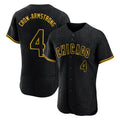 Chicago Cubs #4 Pete Crow-Armstrong Player Black Snake Skin City Limited Elite Home Game Stitched Baseball Jersey