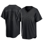 Chicago Cubs #4 Pete Crow-Armstrong Player Black T-shirt Home Game Stitched Baseball Jersey