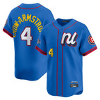 Chicago Cubs #4 Pete Crow-Armstrong Player Blue National League All-Star Edition Limited Stitched Baseball Jersey