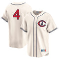 Chicago Cubs #4 Pete Crow-Armstrong Player Cream Field of Dreams Limited Home Game Stitched Baseball Jersey