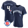 Chicago Cubs #4 Pete Crow-Armstrong Player Navy City Connect 150th Anniversary Limited Elite Home Stitched Baseball Jersey