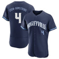 Chicago Cubs #4 Pete Crow-Armstrong Player Navy City Connect Limited Elite Home Stitched Baseball Jersey