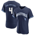 Chicago Cubs #4 Pete Crow-Armstrong Player Navy City Connect Limited Elite Home Stitched Baseball Jersey