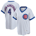 Chicago Cubs #4 Pete Crow-Armstrong Player White T-shirt Cooperstown Collection Limited Stitched Baseball Jersey