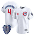 Chicago Cubs #4 Pete Crow-Armstrong Player White Vapor Premier Limited Home Stitched Baseball Jersey