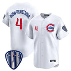 Chicago Cubs #4 Pete Crow-Armstrong Player White Vapor Premier Limited Home Stitched Baseball Jersey