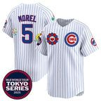 Chicago Cubs #5 Christopher Morel White 2025 Tokyo Series Limited Stitched Baseball Jersey