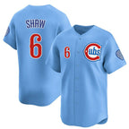 Chicago Cubs #6 Matt Shaw Blue 2024-25 2nd Alternate Limited Stitched Baseball Jersey