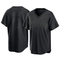 Chicago Cubs #6 Matt Shaw Player Black T-shirt Home Game Stitched Baseball Jersey