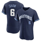 Chicago Cubs #6 Matt Shaw Player Navy City Connect Limited Elite Home Stitched Baseball Jersey