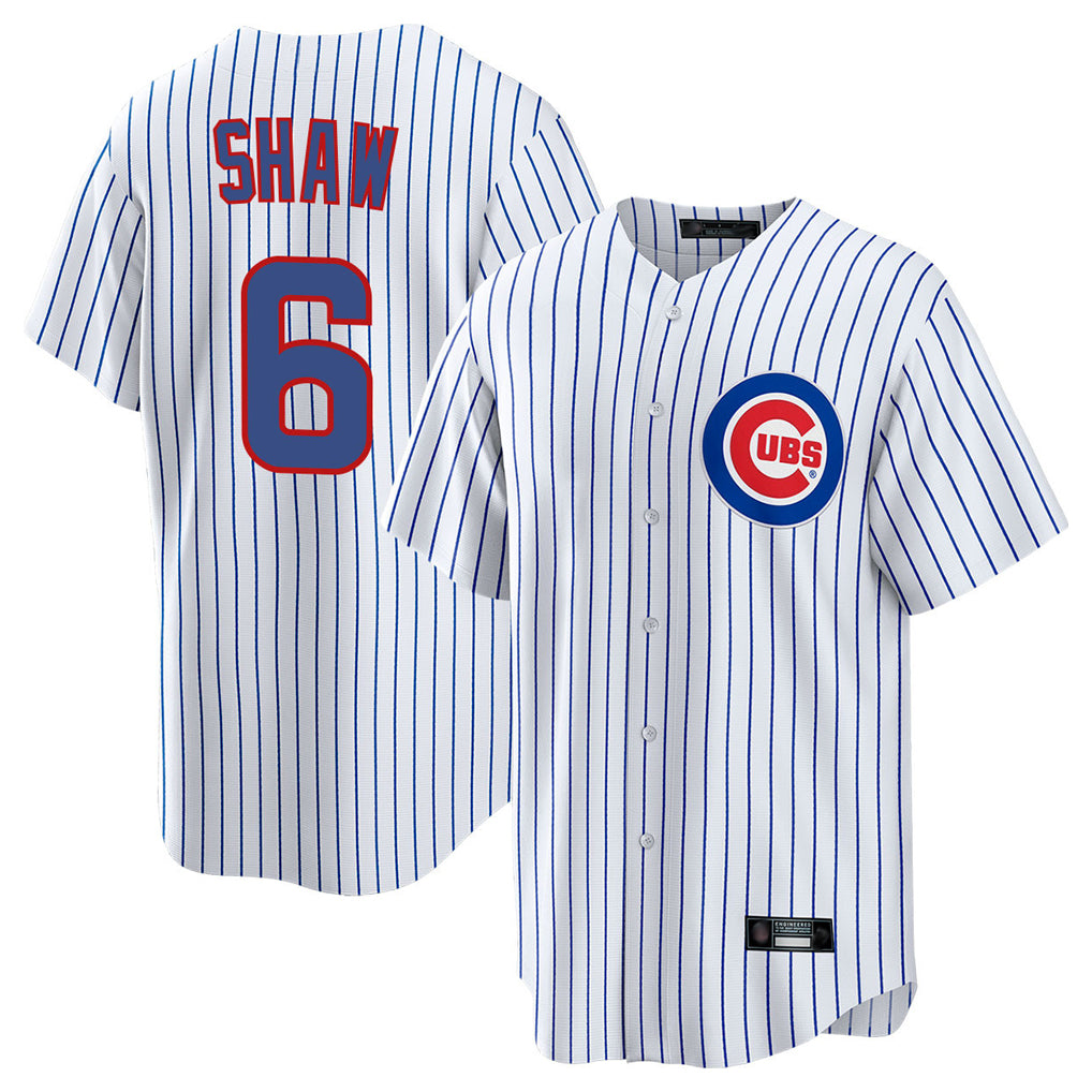 Chicago Cubs #6 Matt Shaw Player White Game Home Stitched Baseball Jersey