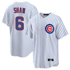 Chicago Cubs #6 Matt Shaw Player White Game Home Stitched Baseball Jersey
