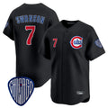 Chicago Cubs #7 Dansby Swanson Player Black Vapor Premier Limited Home Stitched Baseball Jersey