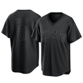 Chicago Cubs #8 Ian Happ Player Black T-shirt Home Game Stitched Baseball Jersey