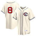 Chicago Cubs #8 Ian Happ Player Cream Field of Dreams Home Game Stitched Baseball Jersey