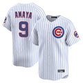 Chicago Cubs #9 Miguel Amaya Player White Limited Home Game Stitched Baseball Jersey