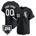 Chicago White Sox 2024 Spring Training Patch Vapor Premier Limited Custom Jersey ¨C Black Baseball Jersey