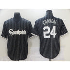 Chicago White Sox #24 Grandal City Edition Black Game 2021 Baseball Jerseys