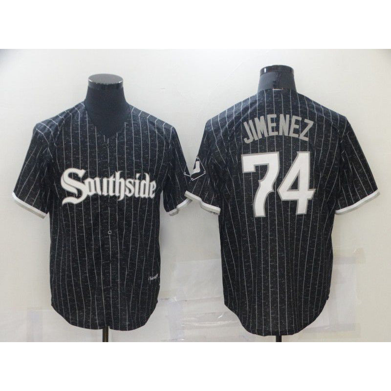 Chicago White Sox #74 Jimenez City Edition Black Game 2021 Baseball Jerseys