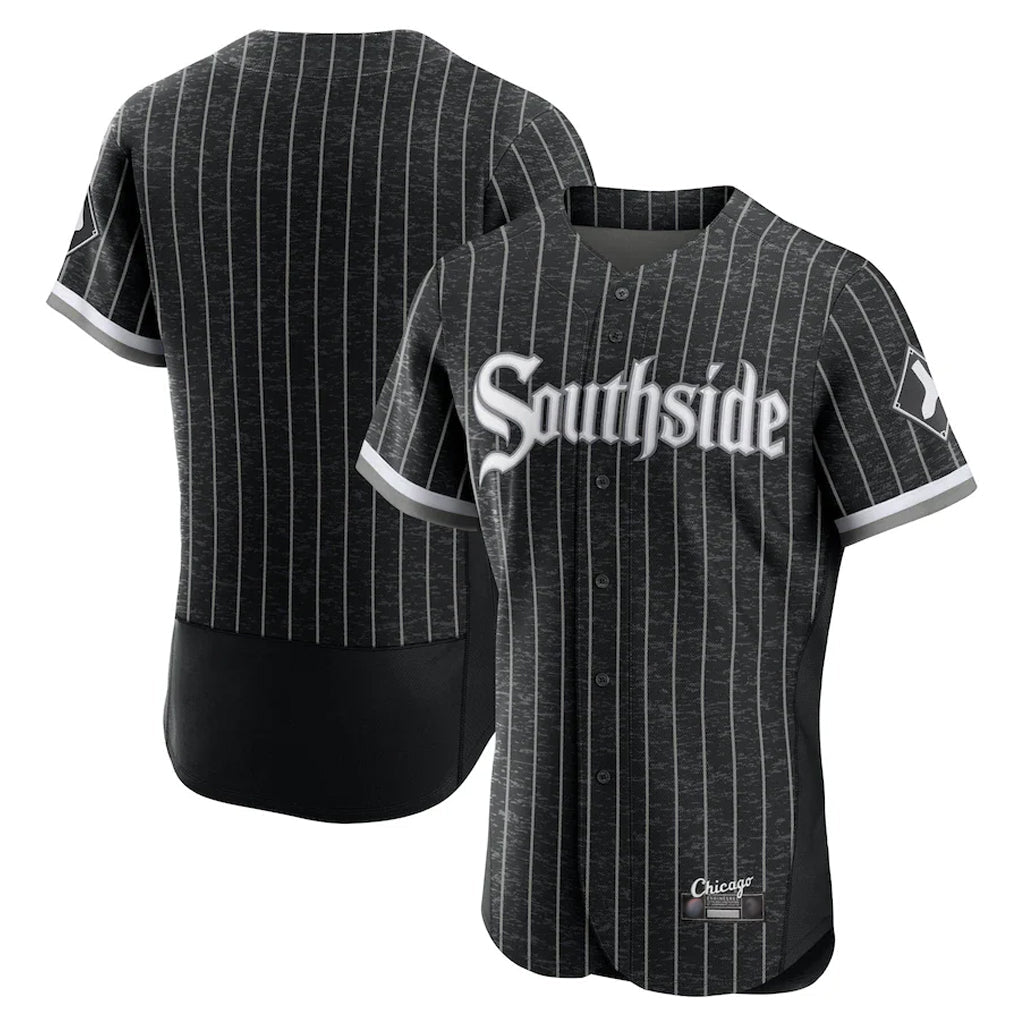 Chicago White Sox Blank Player Black City Connect Limited Elite Home Stitched Baseball Jersey