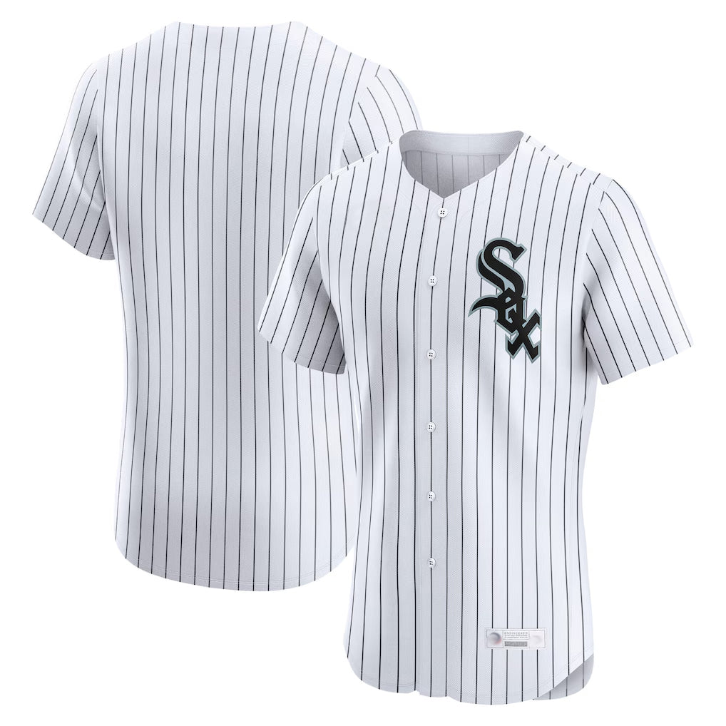 Chicago White Sox Blank Player White Limited Elite Home Stitched Baseball Jersey