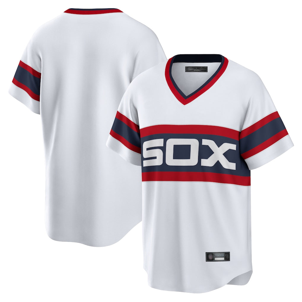 Chicago White Sox Blank Player White Home Game Stitched Baseball Jersey