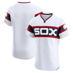 Chicago White Sox White Alternate Vapor Premier Elite Patch Baseball Jersey