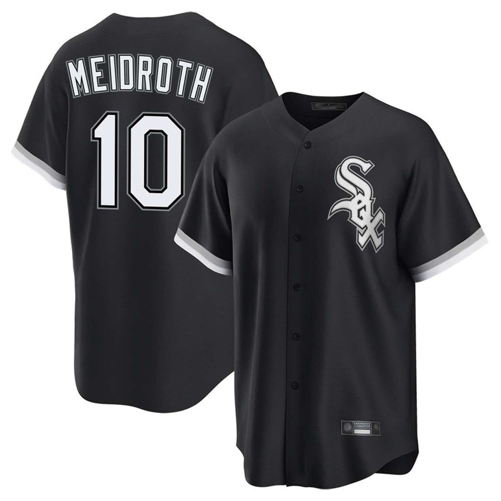 Chicago White Sox #10 Chase Meidroth Player Black Home Game Stitched Baseball Jersey