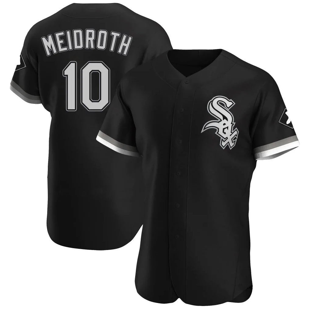 Chicago White Sox #10 Chase Meidroth Player Black Limited Elite Home Stitched Baseball Jersey