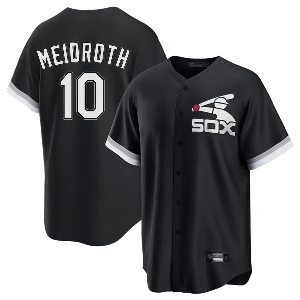 Chicago White Sox #10 Chase Meidroth Player Black Spring Training Game Stitched Baseball Jersey