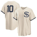 Chicago White Sox #10 Chase Meidroth Player Cream Field of Dreams Home Game Stitched Baseball Jersey