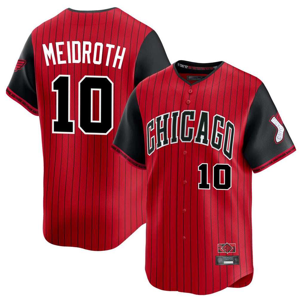 Chicago White Sox #10 Chase Meidroth Player Red City Connect Limited Home Stitched Baseball Jersey