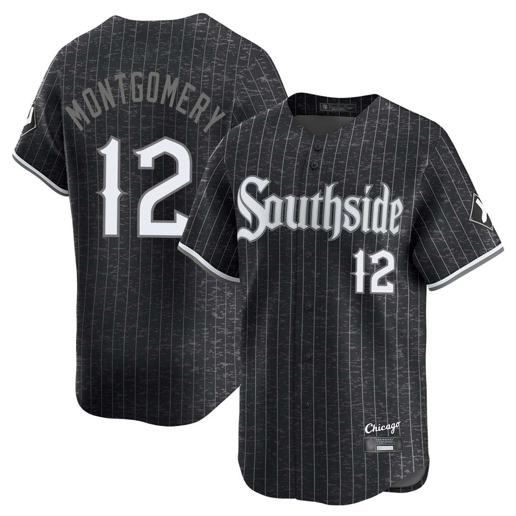 Chicago White Sox #12 Colson Montgomery Player Black City Connect Limited Home Stitched Baseball Jersey