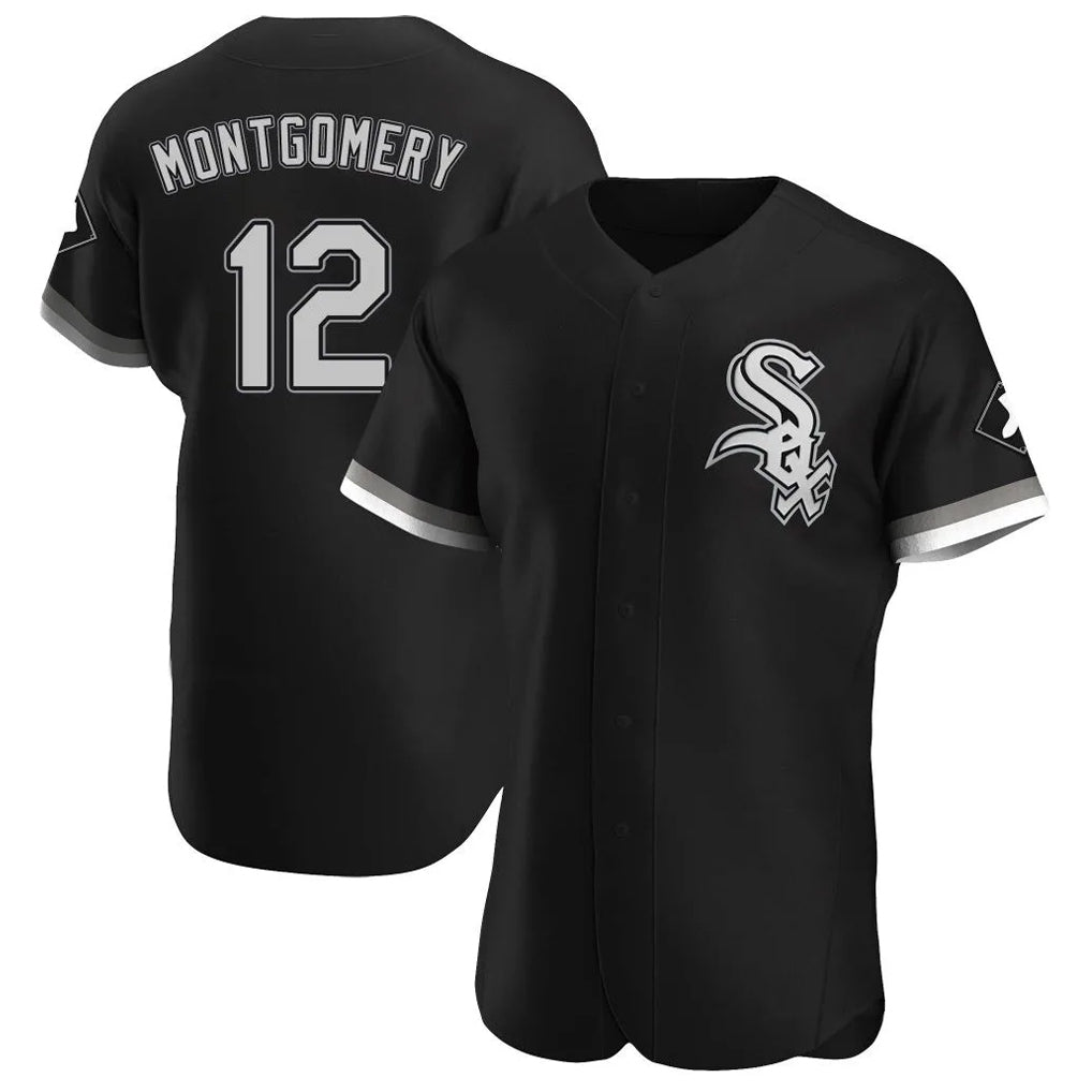 Chicago White Sox #12 Colson Montgomery Player Black Limited Elite Home Stitched Baseball Jersey