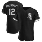 Chicago White Sox #12 Colson Montgomery Player Black Limited Elite Home Stitched Baseball Jersey